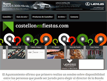 Tablet Screenshot of castellonenfiestas.com